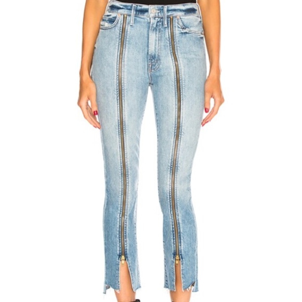 Mother Zip Jeans